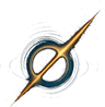 QUASAR Nexus Logo - Cosmic energy swirling around a quantum nexus